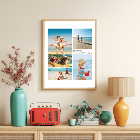 Affiche Souvenirs de vacances